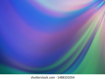 Light BLUE vector blurred bright background. A vague abstract illustration with gradient. Brand new style for your business design.