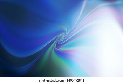 Light BLUE vector blurred bright template. Colorful abstract illustration with gradient. Elegant background for a brand book.