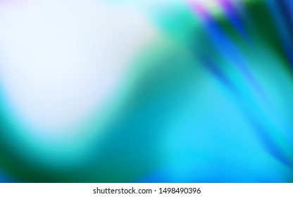 Light BLUE vector blurred bright pattern. An elegant bright illustration with gradient. Completely new design for your business.