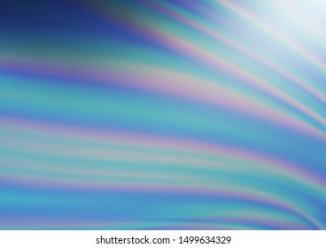 Light BLUE vector blurred bright template. A vague abstract illustration with gradient. The template for backgrounds of cell phones.