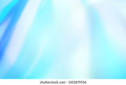 Light BLUE vector blurred bright pattern. Colorful abstract illustration with gradient. The best blurred design for your business.