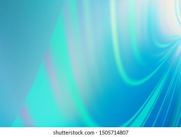 Light BLUE vector blurred bright template. Colorful abstract illustration with gradient. The background for your creative designs.