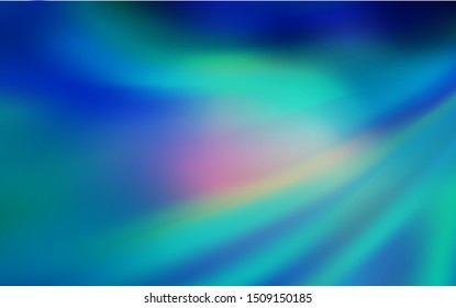 Light BLUE vector blurred bright texture. Colorful abstract illustration with gradient. Completely new design for your business.