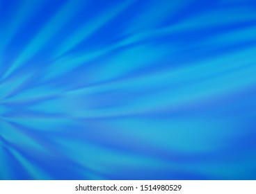 Light BLUE vector blurred bright template. Glitter abstract illustration with an elegant design. The background for your creative designs.