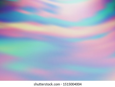 Light BLUE vector blurred bright template. Modern geometrical abstract illustration with gradient. The elegant pattern for brand book.