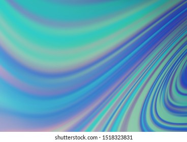 Light BLUE vector blurred bright template. Colorful illustration in blurry style with gradient. The background for your creative designs.