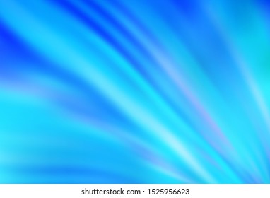 Light BLUE vector blurred bright pattern. Abstract colorful illustration with gradient. Smart design for your work.