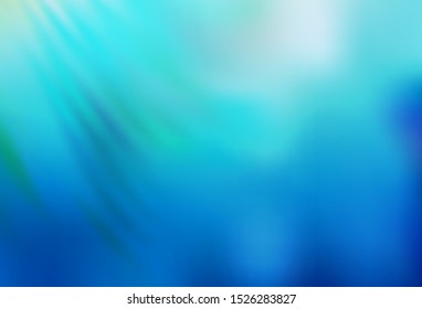 Light BLUE vector blurred bright template. Colorful abstract illustration with gradient. New way of your design.