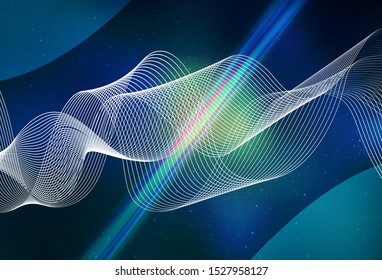Light BLUE vector blurred bright template. An elegant bright illustration with gradient. New style for your business design.