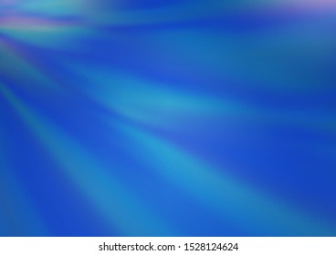 Light BLUE vector blurred bright pattern. Creative illustration in halftone style with gradient. A completely new template for your design.