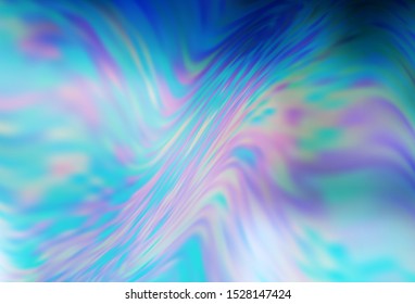 Light BLUE vector blurred bright texture. Creative illustration in halftone style with gradient. Elegant background for a brand book.