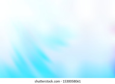 Light BLUE vector blurred bright template. Glitter abstract illustration with gradient design. The best blurred design for your business.