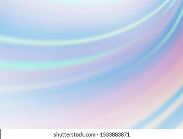 Light BLUE vector blurred bright template. A vague abstract illustration with gradient. A new texture for your design.