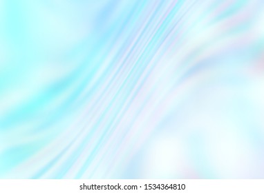 Light BLUE vector blurred bright template. A completely new colored illustration in blur style. Smart design for your work.