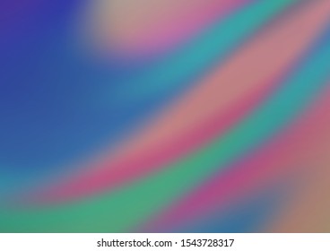 Light BLUE vector blurred bright template. Shining colorful illustration in a Brand new style. A new texture for your design.
