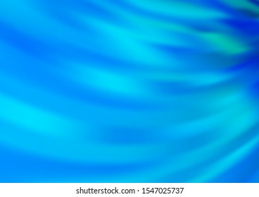 Light BLUE vector blurred bright template. Colorful abstract illustration with gradient. Brand new style for your business design.