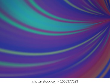 Light BLUE vector blurred bright template. Colorful illustration in blurry style with gradient. A completely new design for your business.