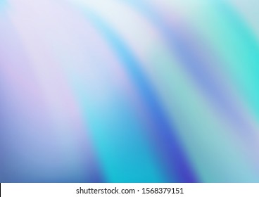 Light BLUE vector blurred bright template. Glitter abstract illustration with an elegant design. The blurred design can be used for your web site.