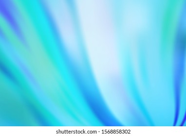 Light BLUE vector blurred bright pattern. Glitter abstract illustration with gradient design. New design for your business.