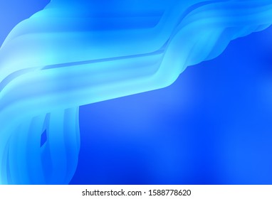 Light BLUE vector blurred bright template. Creative illustration in halftone style with gradient. New style design for your brand book.