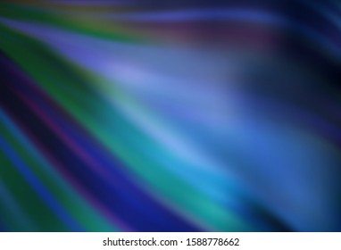 Light BLUE vector blurred bright template. A completely new colored illustration in blur style. New style for your business design.