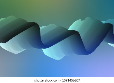 Light BLUE vector blurred bright template. Glitter abstract illustration with gradient design. The best blurred design for your business.