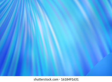 Light BLUE vector blurred bright pattern. Colorful illustration in abstract style with gradient. Completely new design for your business.