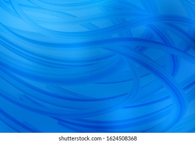 Light BLUE vector blurred bright template. An elegant bright illustration with gradient. Background for a cell phone.