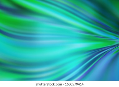 Light BLUE vector blurred bright template. An elegant bright illustration with gradient. New way of your design.