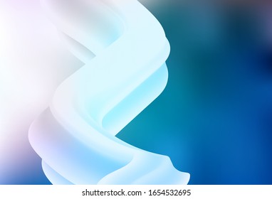 Light BLUE vector blurred bright pattern. Colorful abstract illustration with gradient. New way of your design.