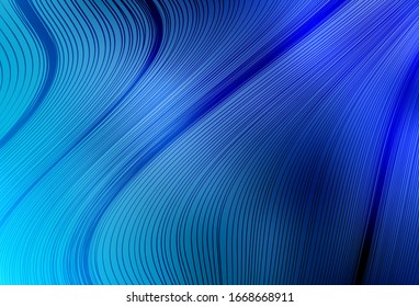 El vector claro AZUL difuminó la textura brillante. Una elegante ilustración brillante con gradiente. Nueva forma de tu diseño.