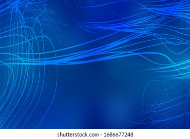 Light BLUE vector blurred bright template. Abstract colorful illustration with gradient. Elegant background for a brand book.