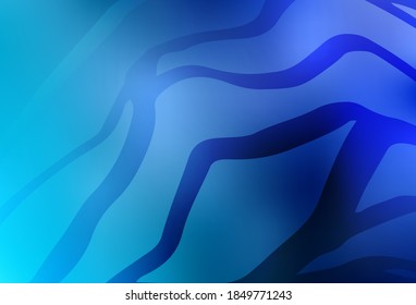 Light BLUE vector blurred bright pattern. Colorful illustration in abstract style with gradient. Blurred design for your web site.