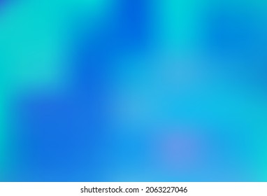 Hellblauer Vektorgrafik unscharfer heller Hintergrund. Farbige Illustration im abstrakten Stil mit Farbverlauf. Probieren Sie Ihre kreativen Designs aus.