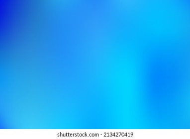 Light BLUE vector blurred bright pattern. A vague abstract illustration with gradient. Template for cell phones.