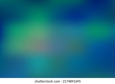 Light BLUE vector blurred bright background. A completely new color illustration in a bokeh style. Brand new template for your design.