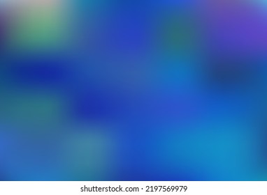 El vector claro AZUL borra el patrón brillante. Una elegante ilustración brillante con gradiente. Nuevo diseño para su negocio.
