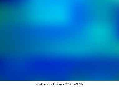 Light BLUE vector blurred bright template. A completely new color illustration in a bokeh style. Template for any brand book.