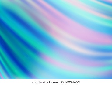 Light BLUE vector blurred bright template. Glitter abstract illustration with an elegant design. Brand new design for your business.