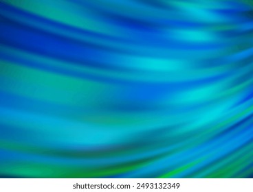 Vector AZUL CLARO Plantilla brillante borrosa. Ilustración colorida en estilo borroso con degradado. Una nueva textura para tu diseño.