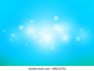 Light BLUE vector blurred bright template. Colorful abstract illustration with gradient. The blurred design can be used for your web site.