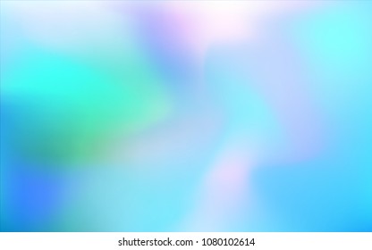 Light BLUE vector blurred and colored backdrop. A vague abstract illustration with gradient. A completely new template for your business design.