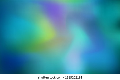 Light BLUE vector blurred and colored background. A vague abstract illustration with gradient. The blurred design can be used for your web site.