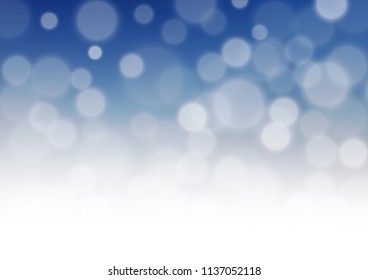 Light BLUE vector blurred and colored background. A vague abstract illustration with gradient. The template can be used for your brand book.