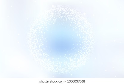 Light BLUE vector blurred and colored pattern. A completely new colored illustration in blur style. Background for designs.