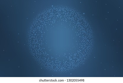 Light BLUE vector blurred and colored pattern. An elegant bright illustration with gradient. New style for your business design.