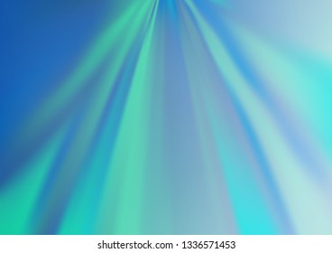 Light BLUE vector blurred and colored template. A completely new color illustration in a bokeh style. A completely new template for your design.