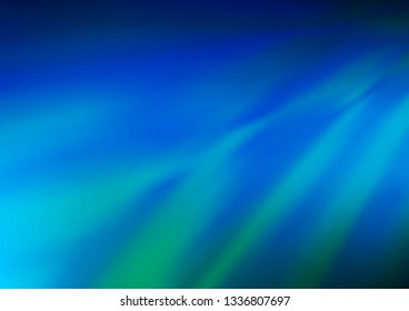 Light BLUE vector blurred and colored background. Creative illustration in halftone style with gradient. The template for backgrounds of cell phones.
