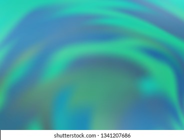 Light BLUE vector blurred and colored template. Creative illustration in halftone style with gradient. Brand new style for your business design.