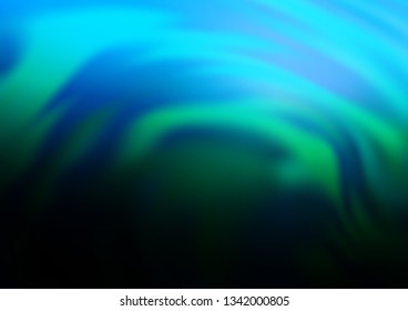 Light BLUE vector blurred and colored background. Colorful illustration in abstract style with gradient. The blurred design can be used for your web site.